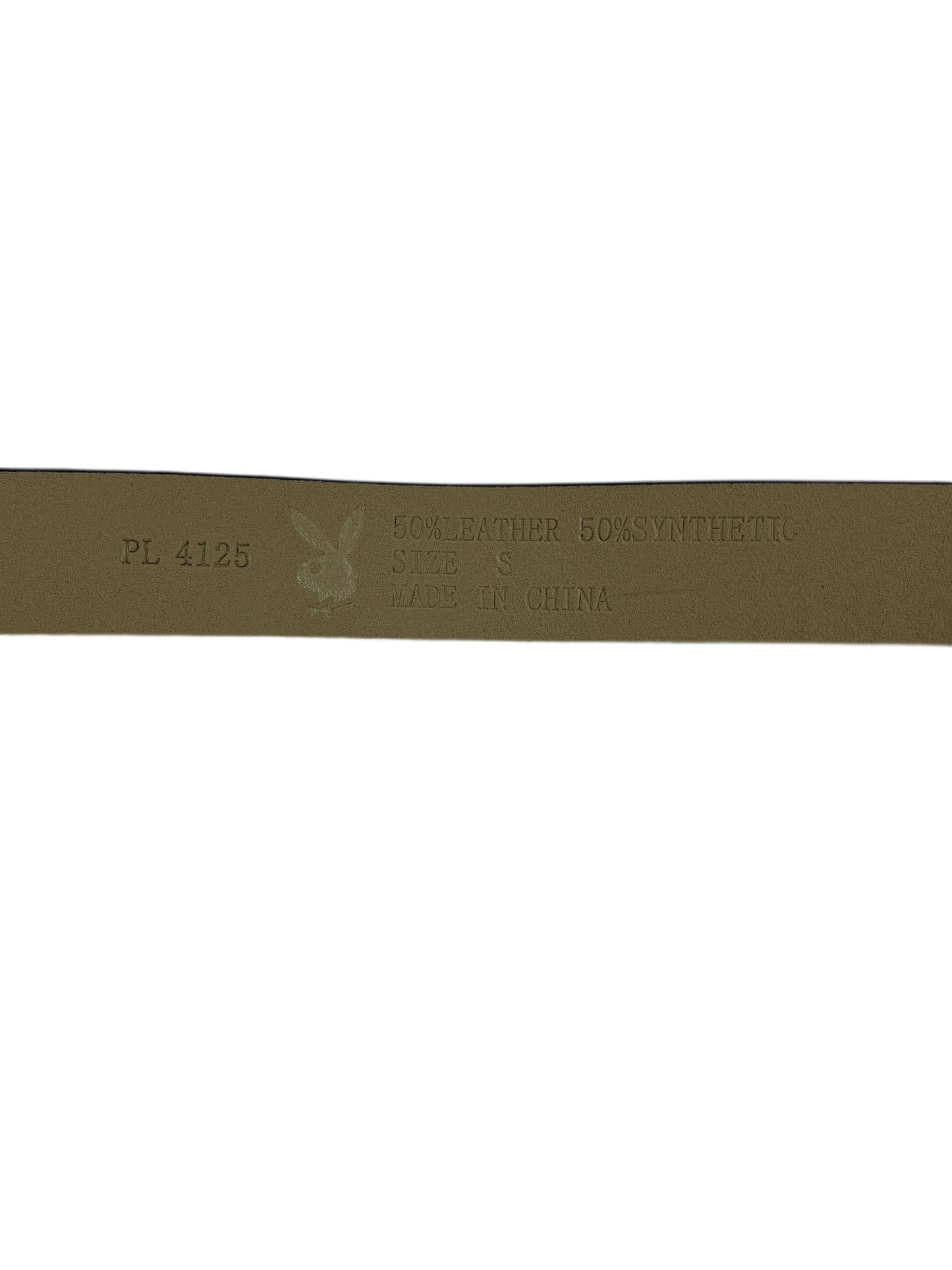 Y2k Playboy Plug In Belt Black 2004