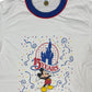 Vintage 1986 Disney Mickey Mouse T-Shirt White - M