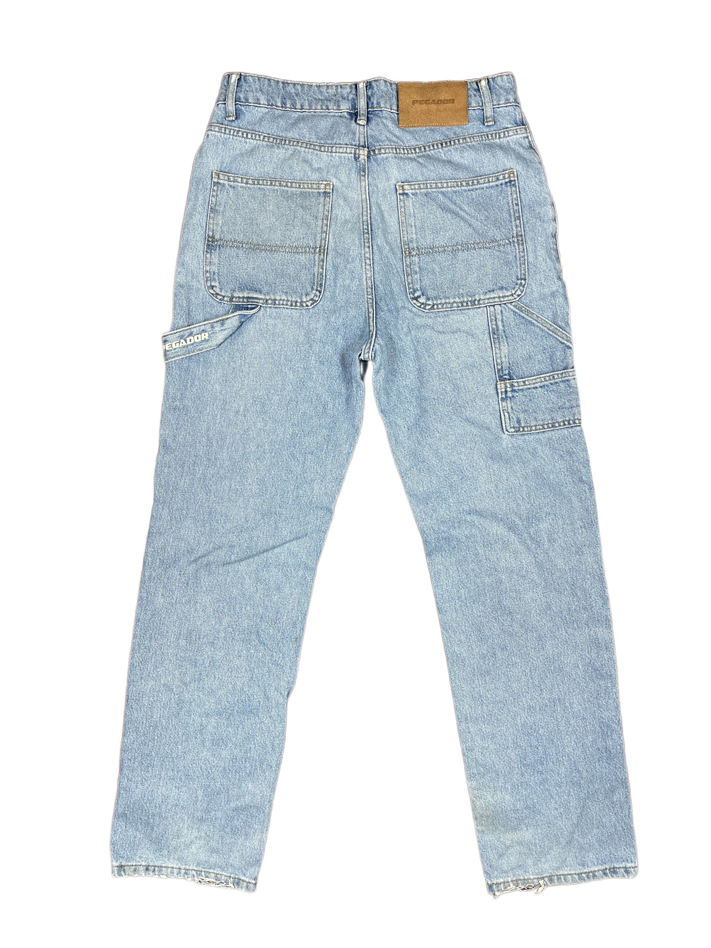 Pegador Distressed Denim Pants Blue - XS