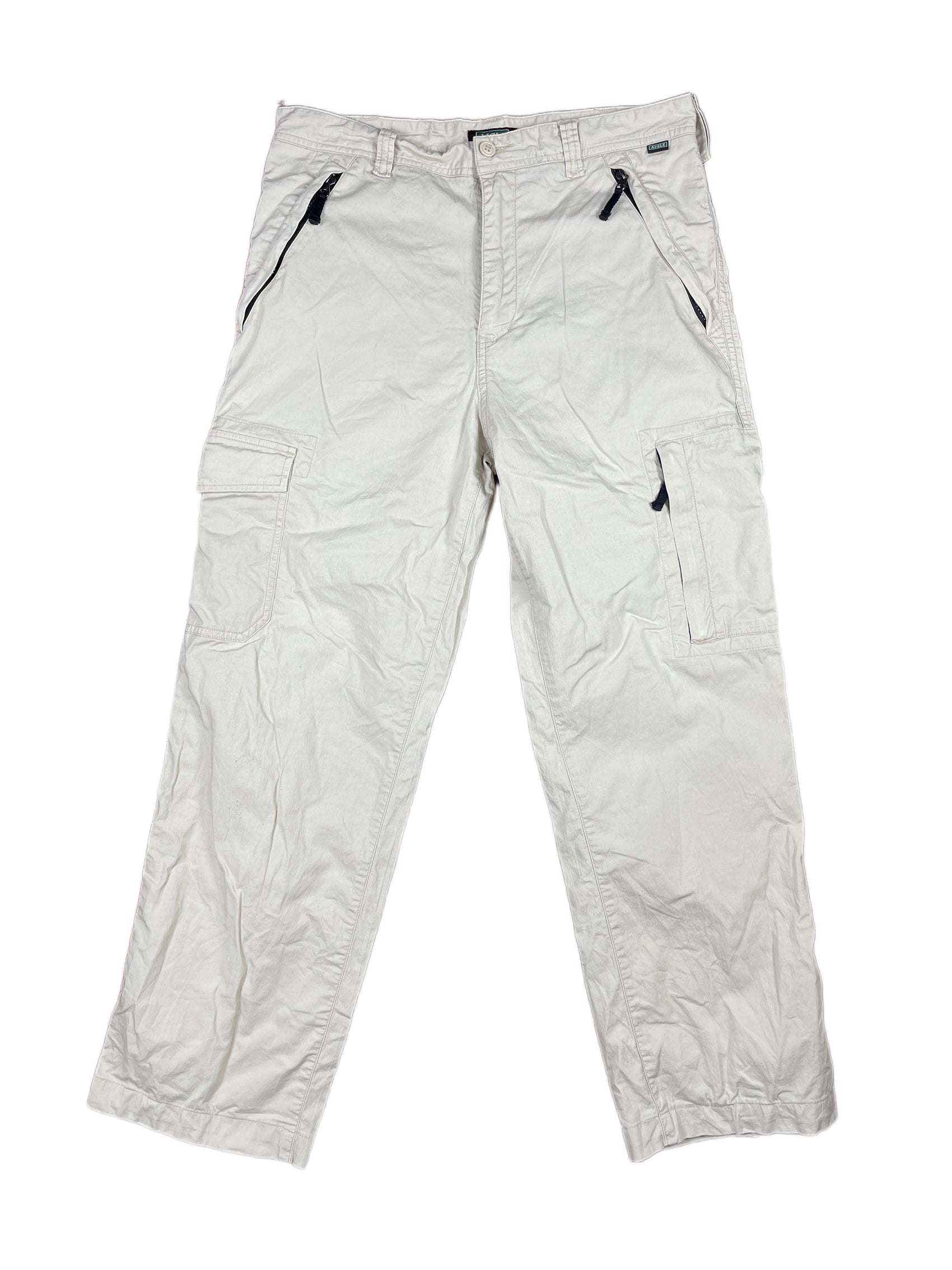 Y2k Aigle Cargo Pants Beige - L