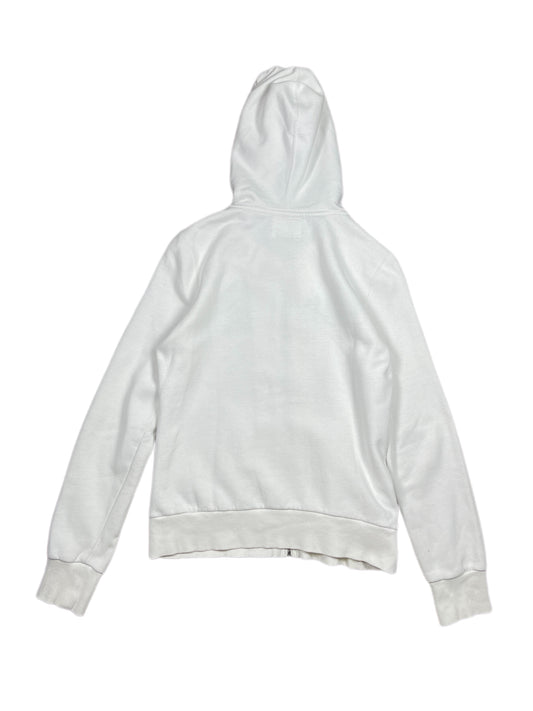 Y2k Oakley Zip Hoodie White Blue - M