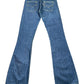Vintage Levi's Low Waist Flared Denim Pants Blue - S