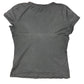 Y2k Replay Short Sleeve Top Gray - L