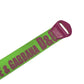 Y2k Dolce & Gabbana 2000s Leather Cotton Belt Neon Green Pink
