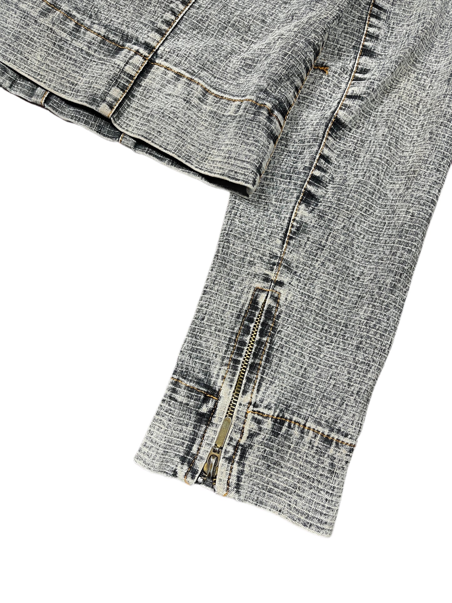 Y2k New Sensation Denim Jacket Gray - S