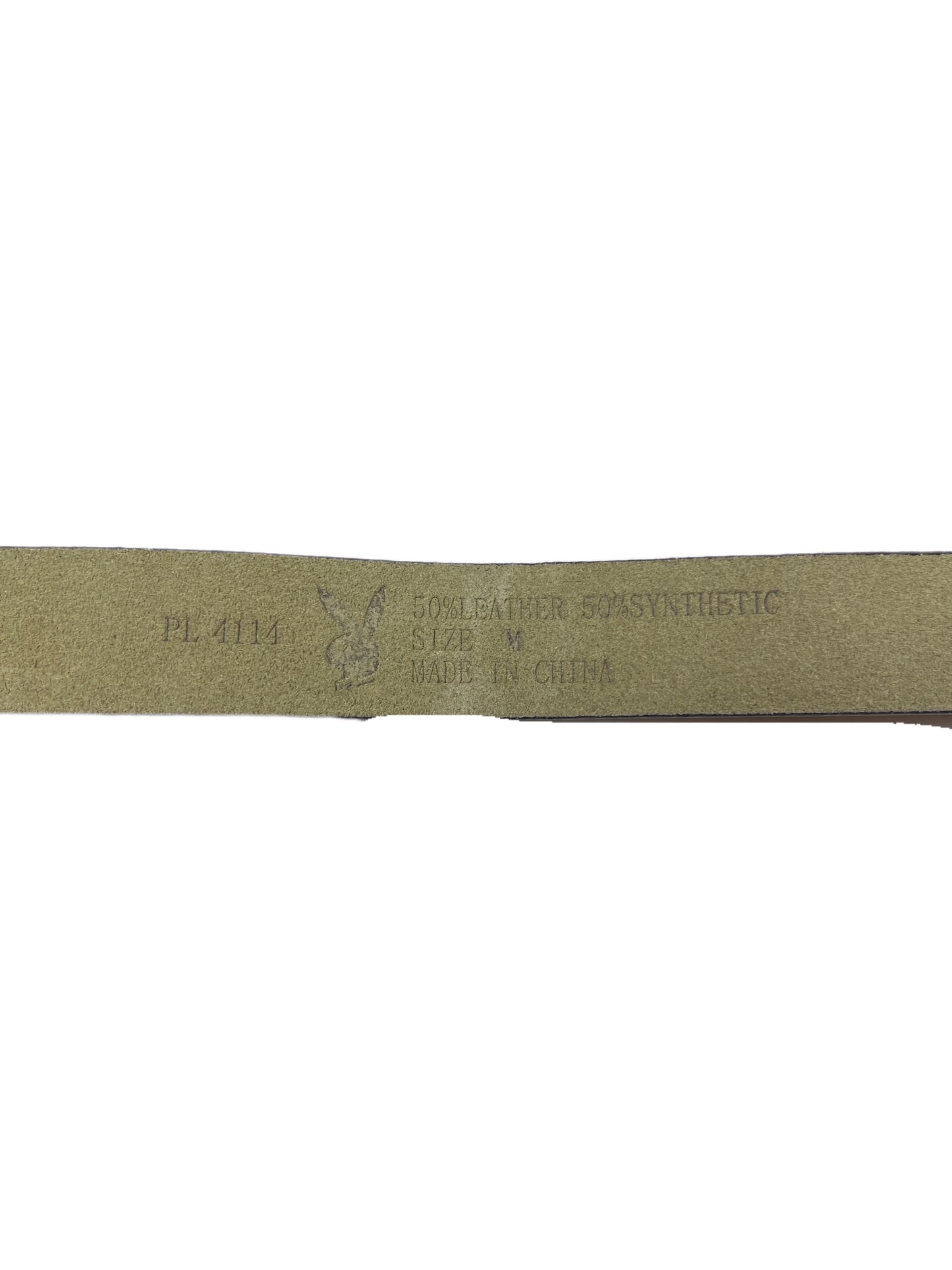 Y2k Playboy Belt Black 2004