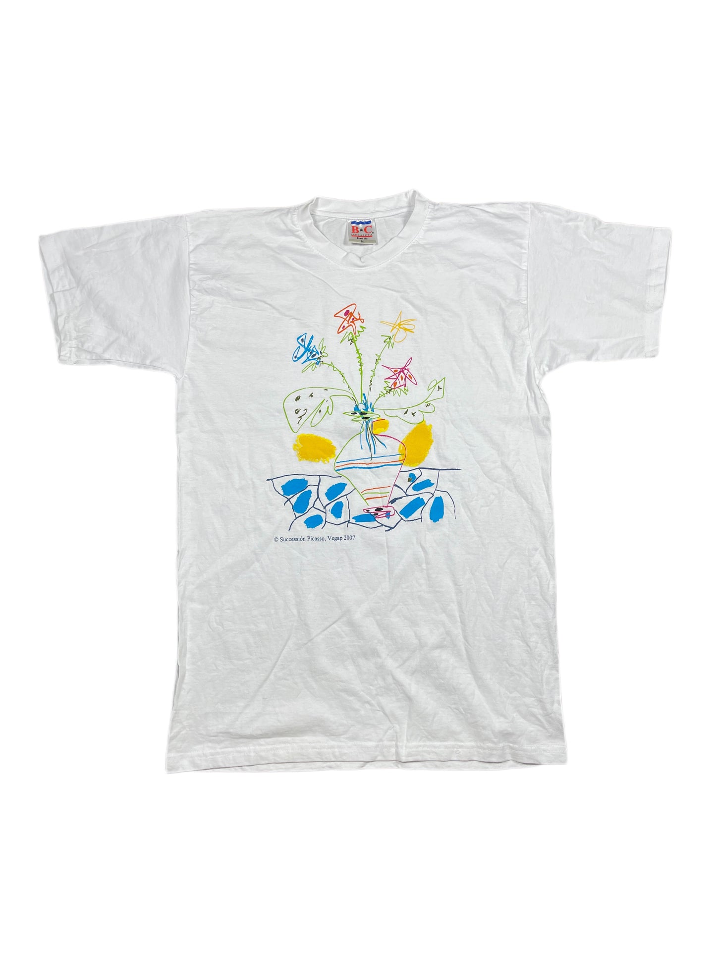 B&C Picasso 2007 T-Shirt White - M