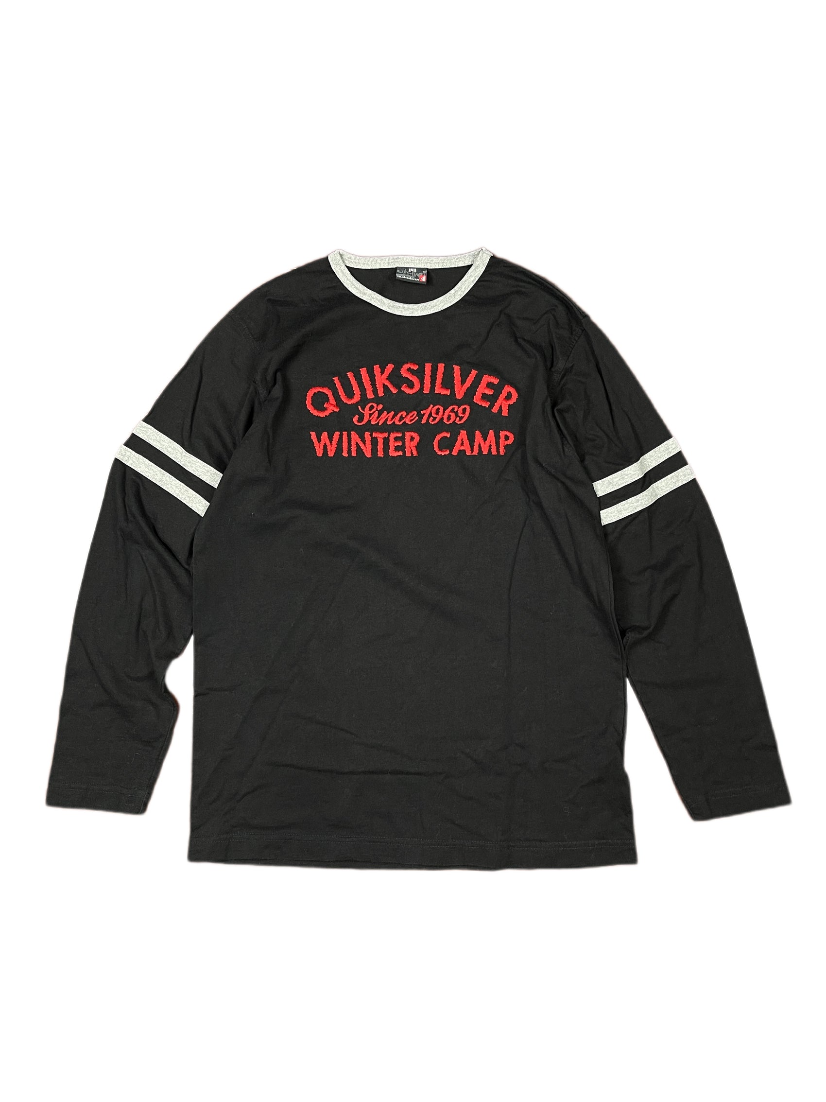 Y2k Quiksilver Longsleeve Black - XS