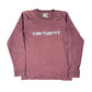 Carhartt Long Sleeve Bordeaux - XS