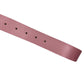 Y2k Playboy Leather Belt Pink 2004