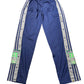 Vintage Adidas Button Up Sport Pants Navy Green - S