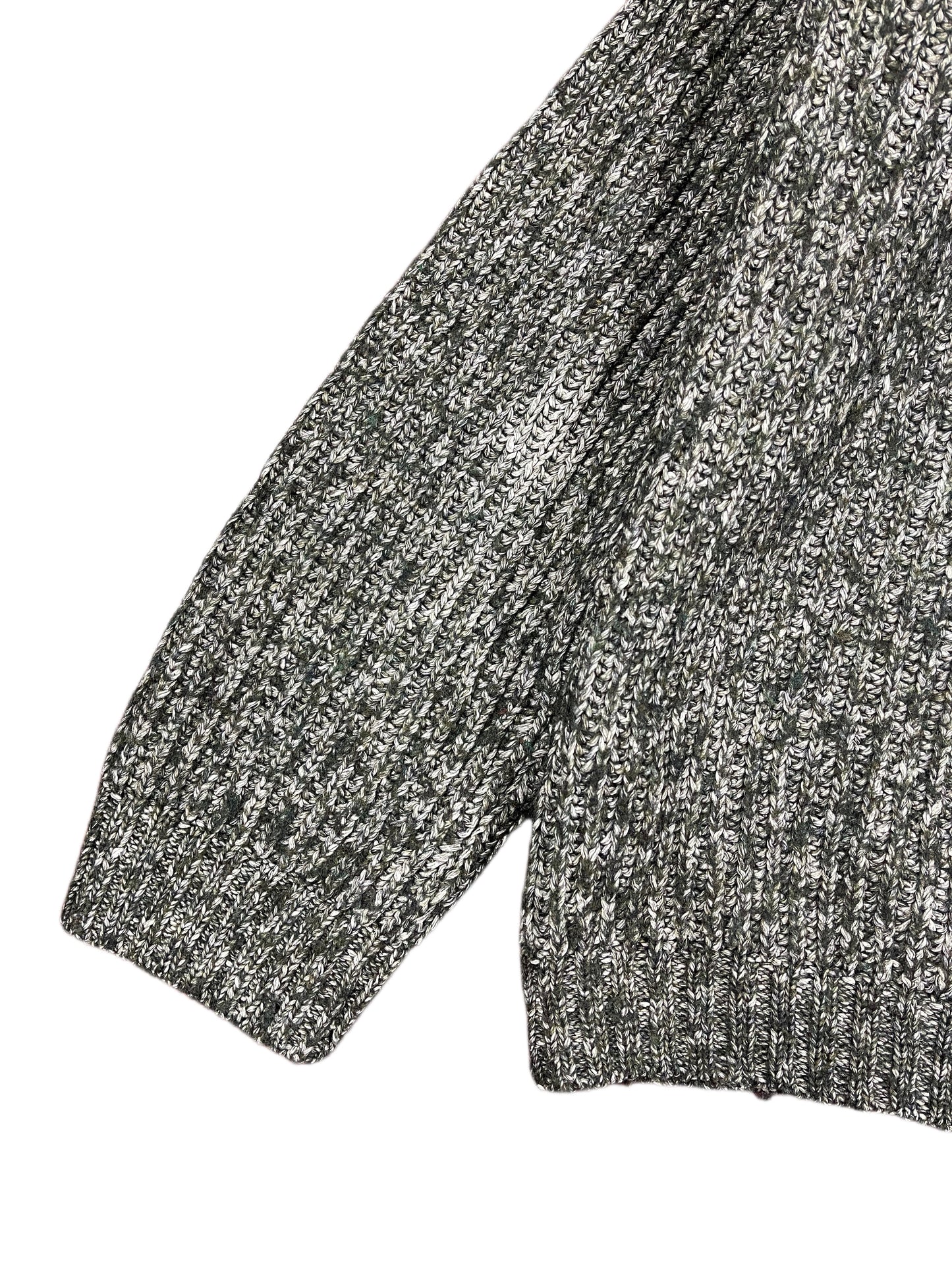 Massimo Dutti Knitted Sweatshirt Gray - L