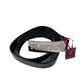 Y2k Playboy Leather Plug Belt Black 2004