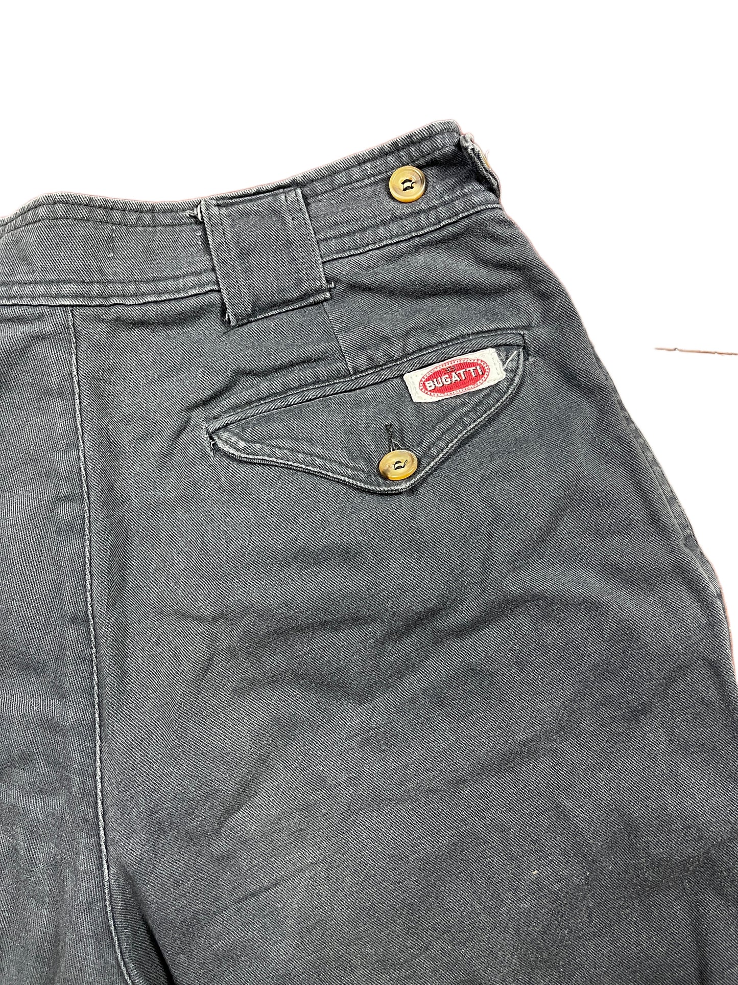 Vintage Bugatti Pants Navy - L