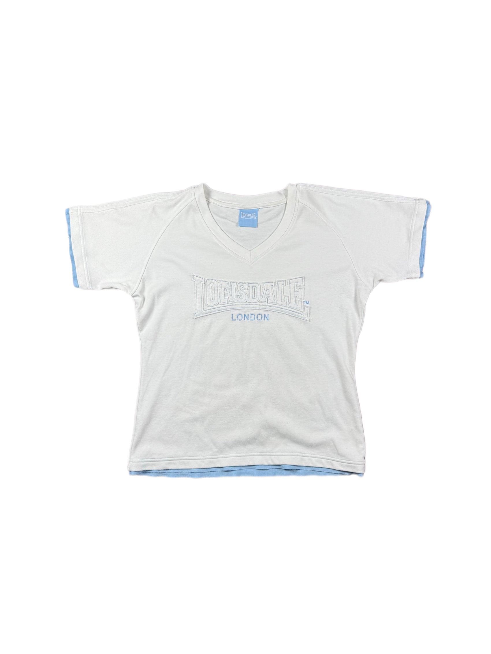 Y2k Lonsdale T-Shirt White - XL