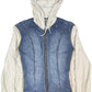 Y2K Yessica Denim Jacket Blue & White Cotton M