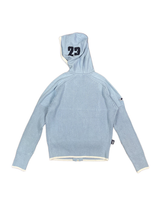 Y2k 1999 Airness Zipper Hoodie Light Blue - M