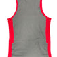 Y2k Reebok Tank Top Gray Red - M