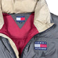 Vintage Tommy Hilfiger Puffer Down Vest Brown - XL