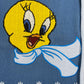 Vintage Looney Tunes 2003 Tweety Warner Bros Knitted Sweatshirt Blue - M