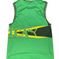 Vintage Puma Jamaica Reversible Sports Tank Top Green Black - L