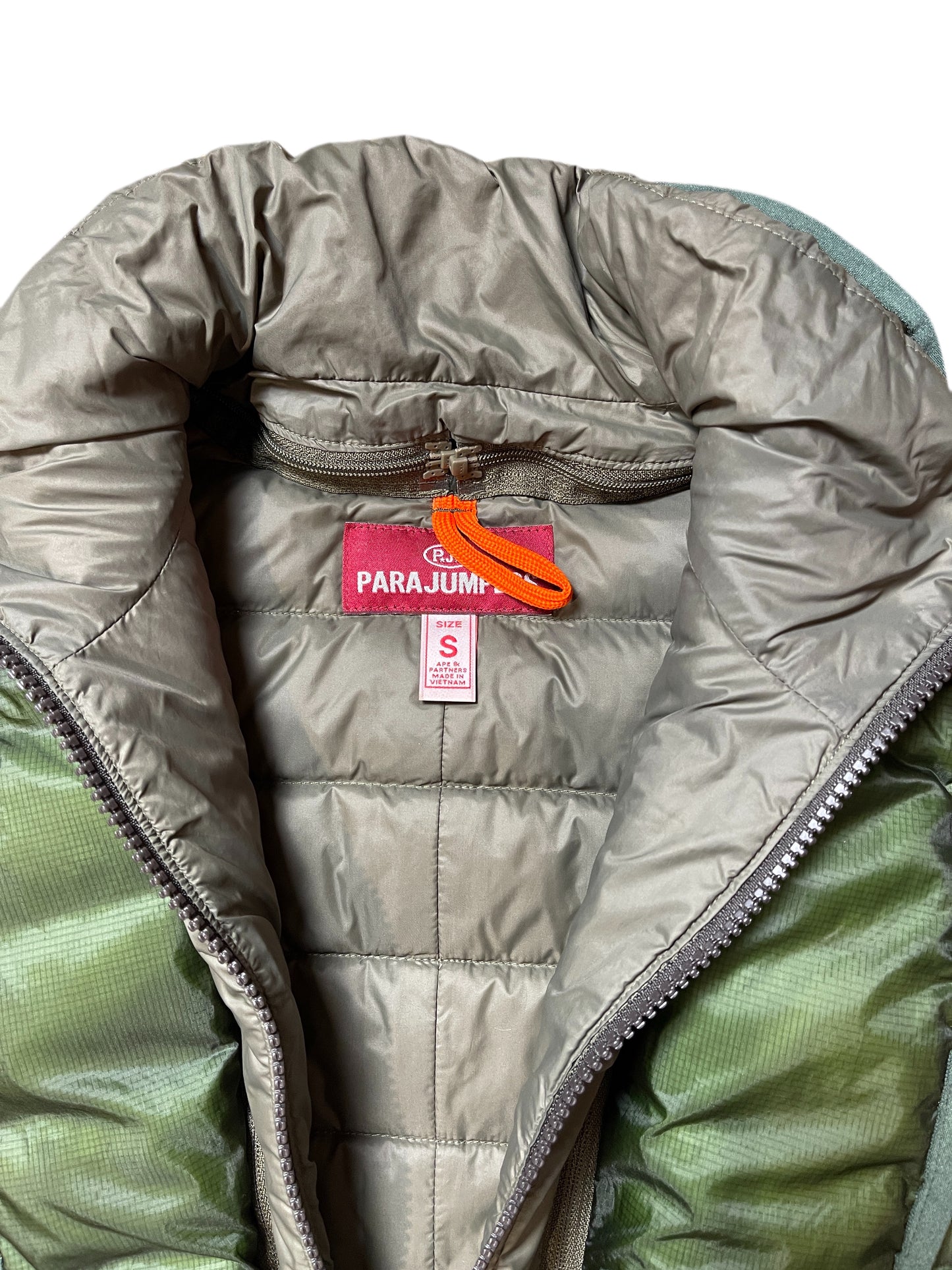 Parajumpers Alisee Quilted Thin Green Down Jacket | S
