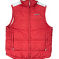 Y2k Rip Curl Padded Vest Red - M