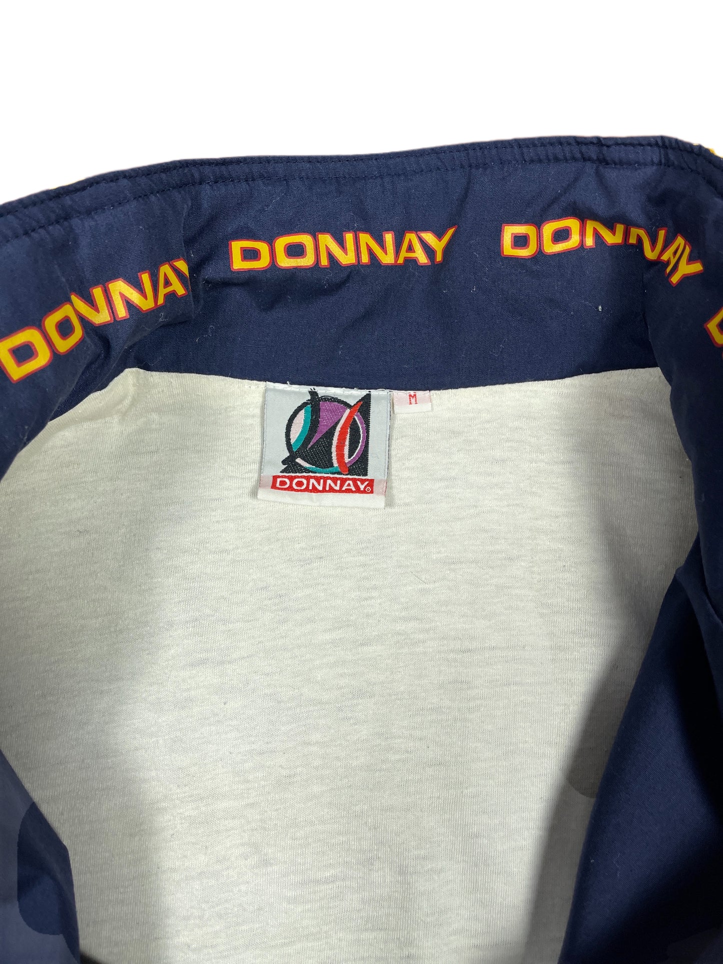 Vintage Donnay Sport Jacket Navy Orange - M