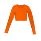 Zara Long Sleeve Top Orange - S