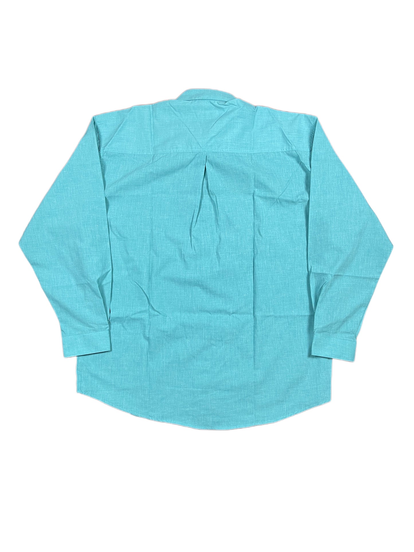 Vintage Rosso Tiziano Long Sleeve Shirt Turquoise - L