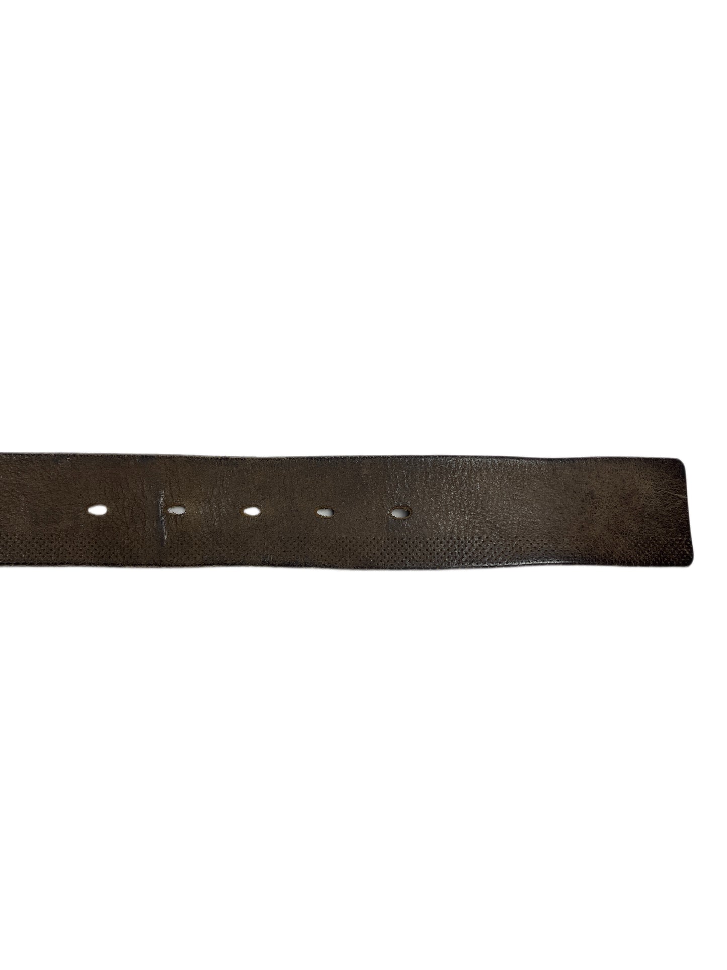 Y2k Replay Leather Belt Brown