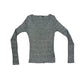 Long Sleeve Top Manosque Silver Black - L
