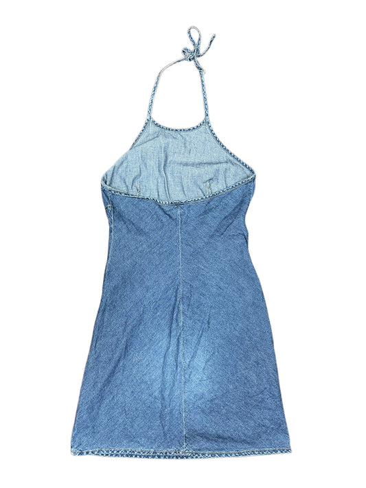 Y2k Diesel Denim Sleeveless Dress Blue - M