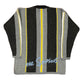 Vintage The Simpsons 1997 Bart Chunky Knitted Sweatshirt Gray Black - M