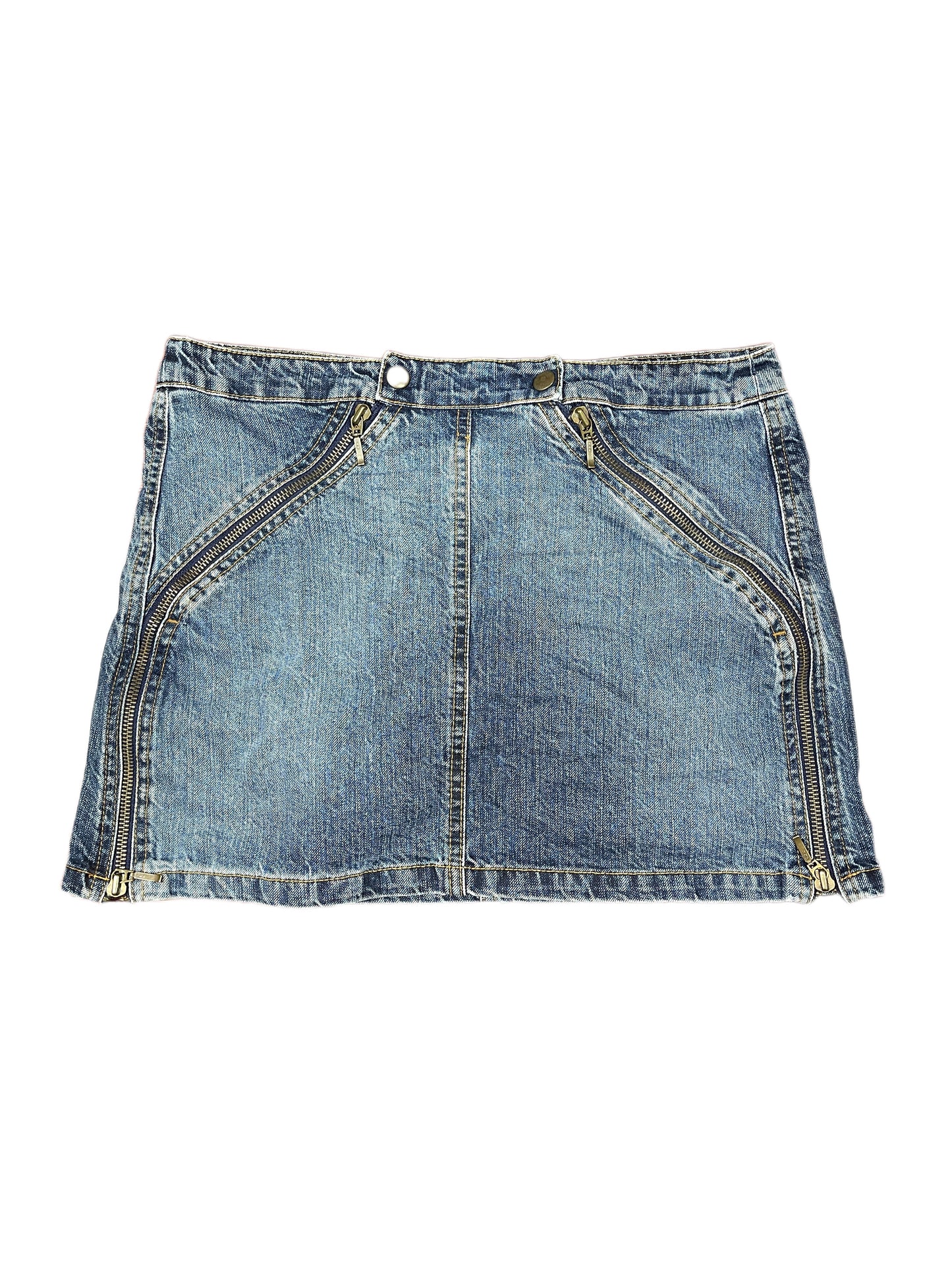Y2k Blanco Jeans Denim Skirt Blue - XS/S