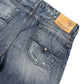 Y2k Guess Straight Denim Pants Blue - M/L