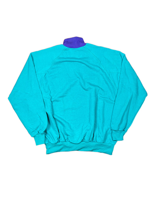 Vintage Puma 1980s Dassler Sweatshirt Turquoise - XL/XXL