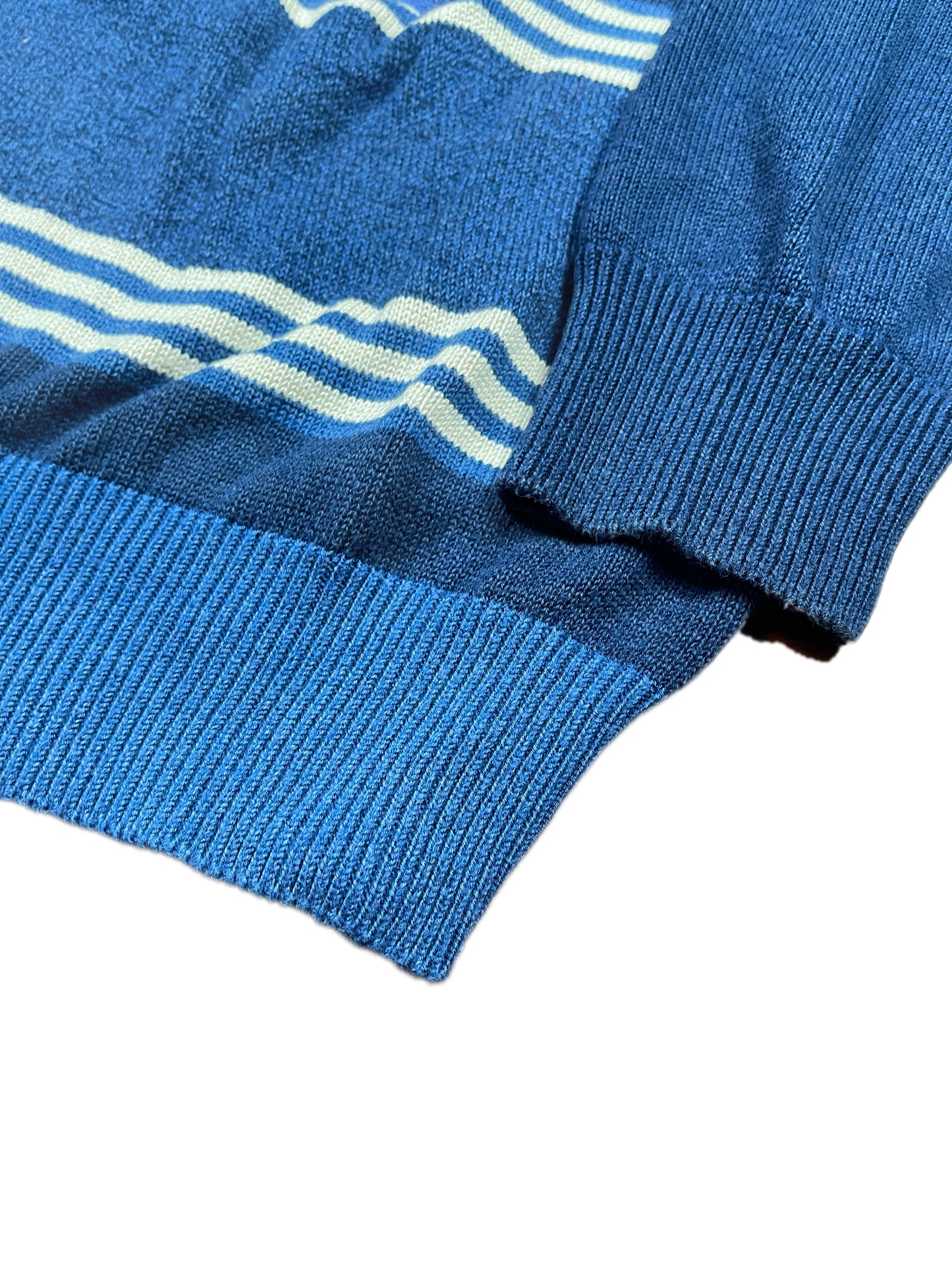 Vintage Iceberg 1991 Mickey Mouse Marina Knitted Sweatshirt Blue - L