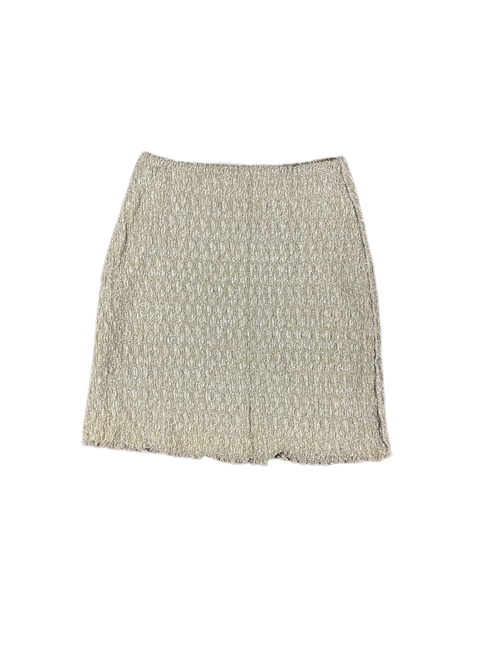 Vintage Midi Skirt Bright Green - M