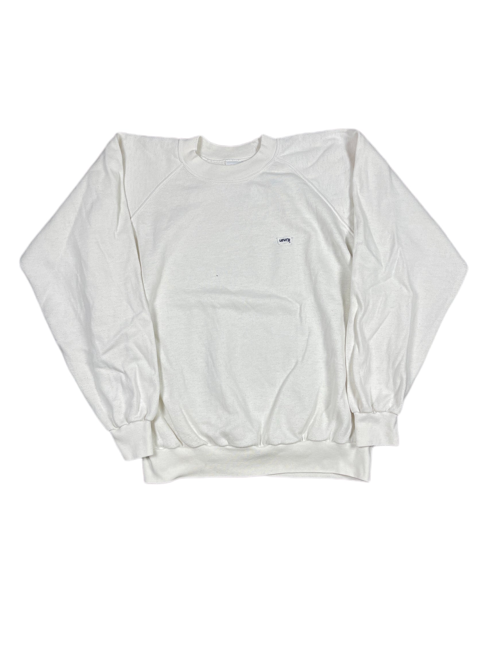 Vintage Levi's Sweatshirt White - M