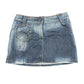 Y2k Obiettivo Industry Denim Skirt Blue - M