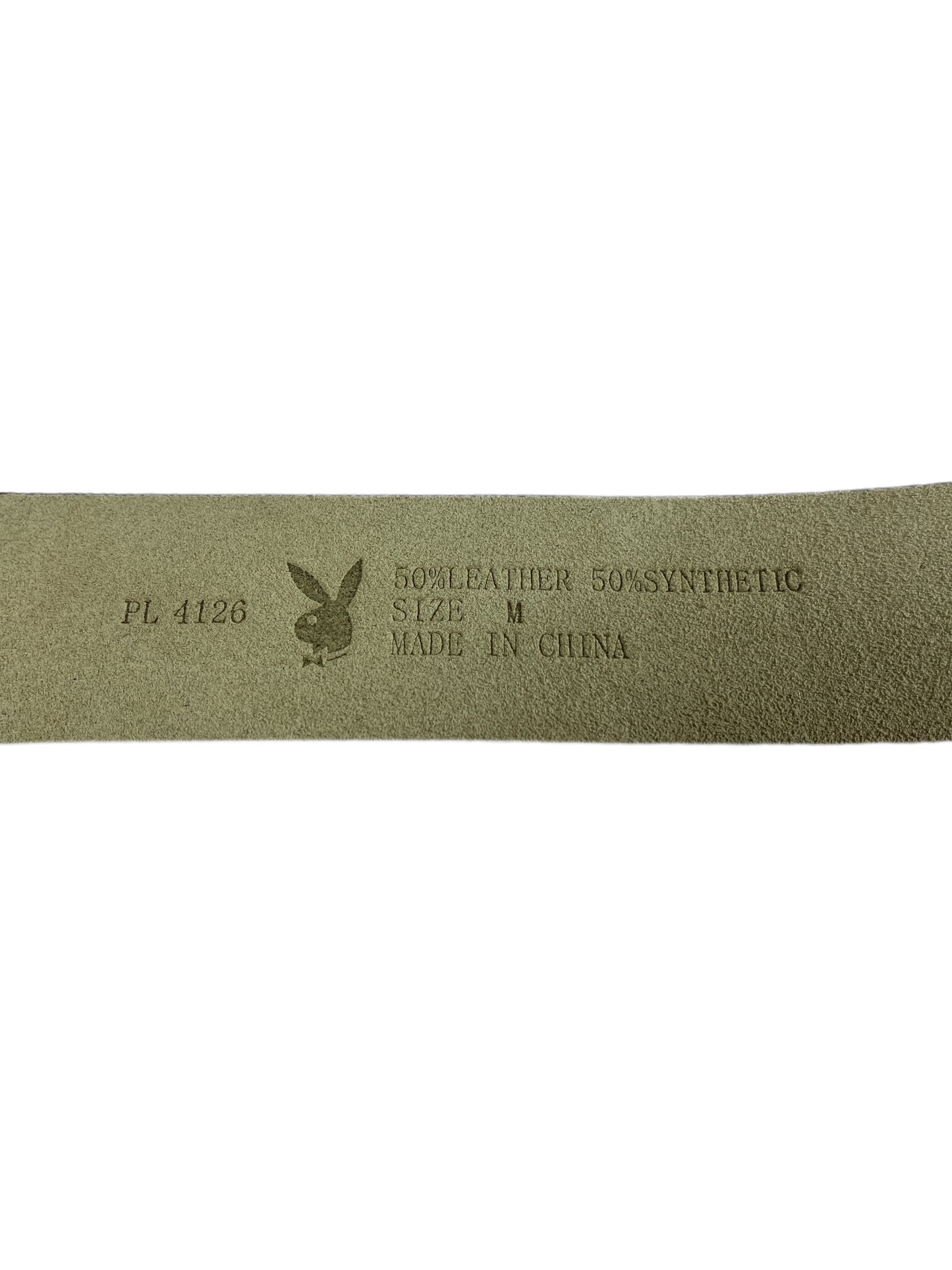 Y2k Playboy Belt Black 2004