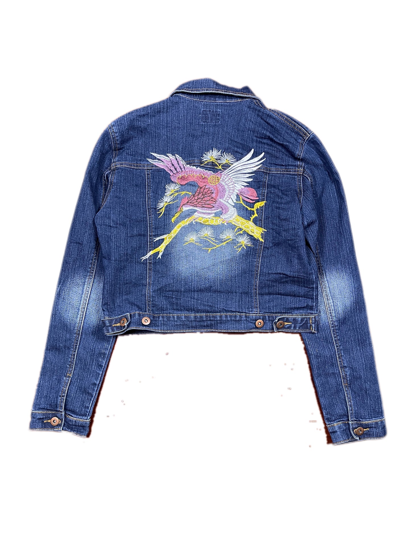 Y2k XFN Denim Jacket Blue - L