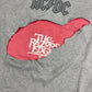 Vintage Hanes ACDC The Razors Edge T-Shirt Gray Pink - XL