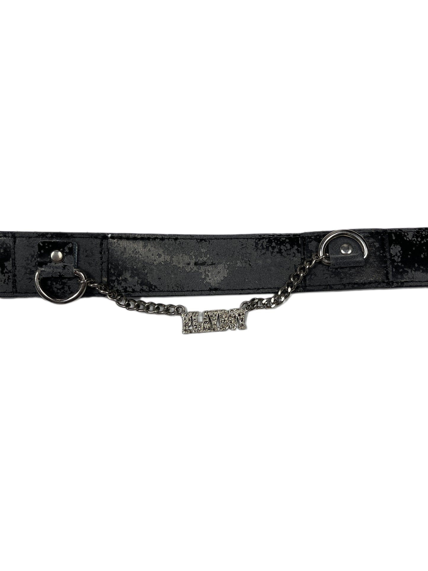 Y2k Playboy Belt 2004 Black