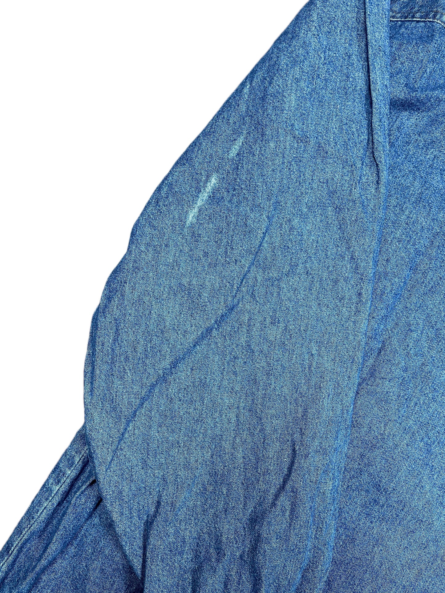 VIntage JW Long Sleeve Denim Shirt Blue - XL