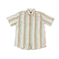 Vintage Euidio Tucci Short Sleeve Shirt Creme Beige - L