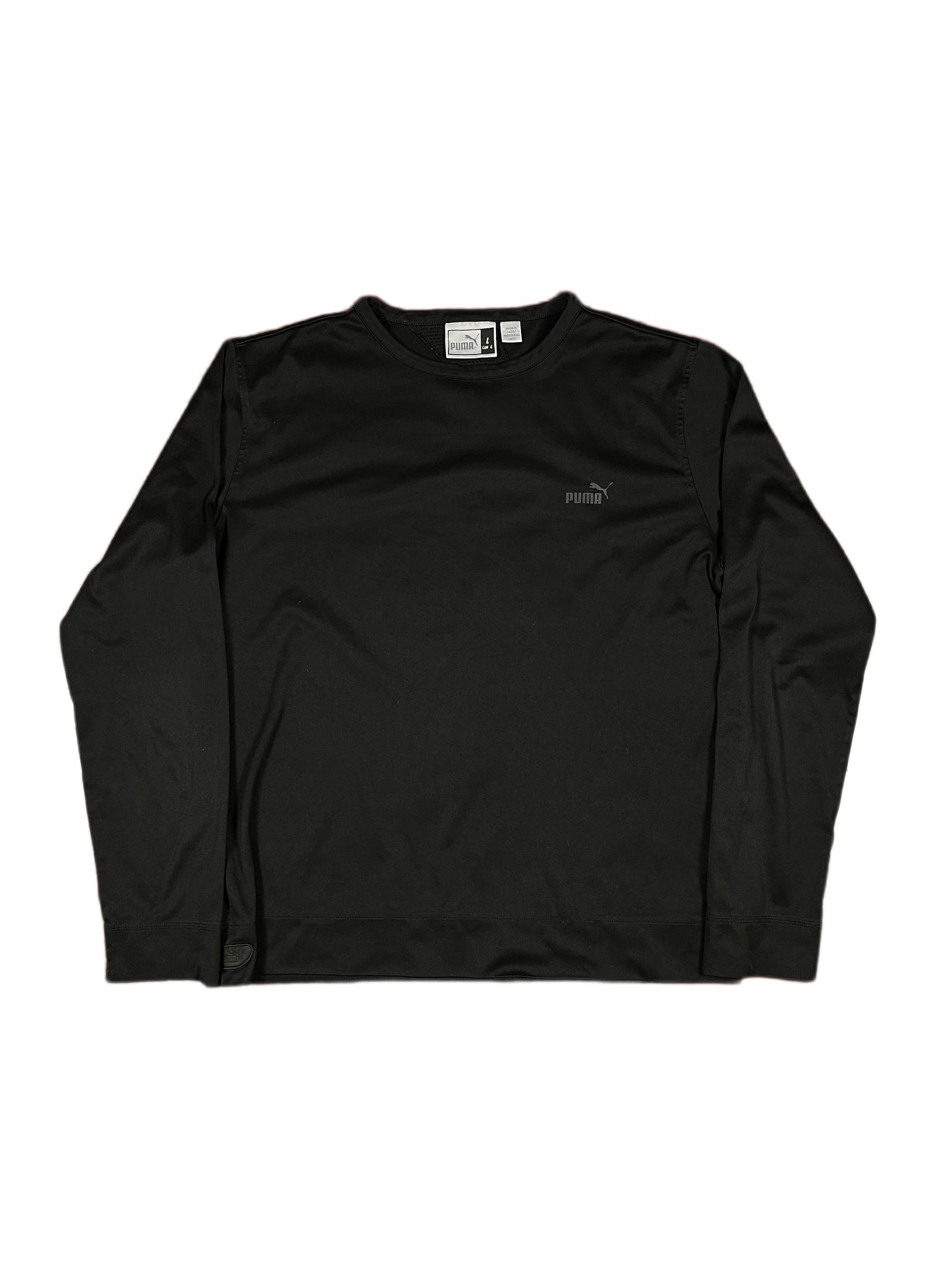 Vintage Puma Sports Longsleeve Black - L