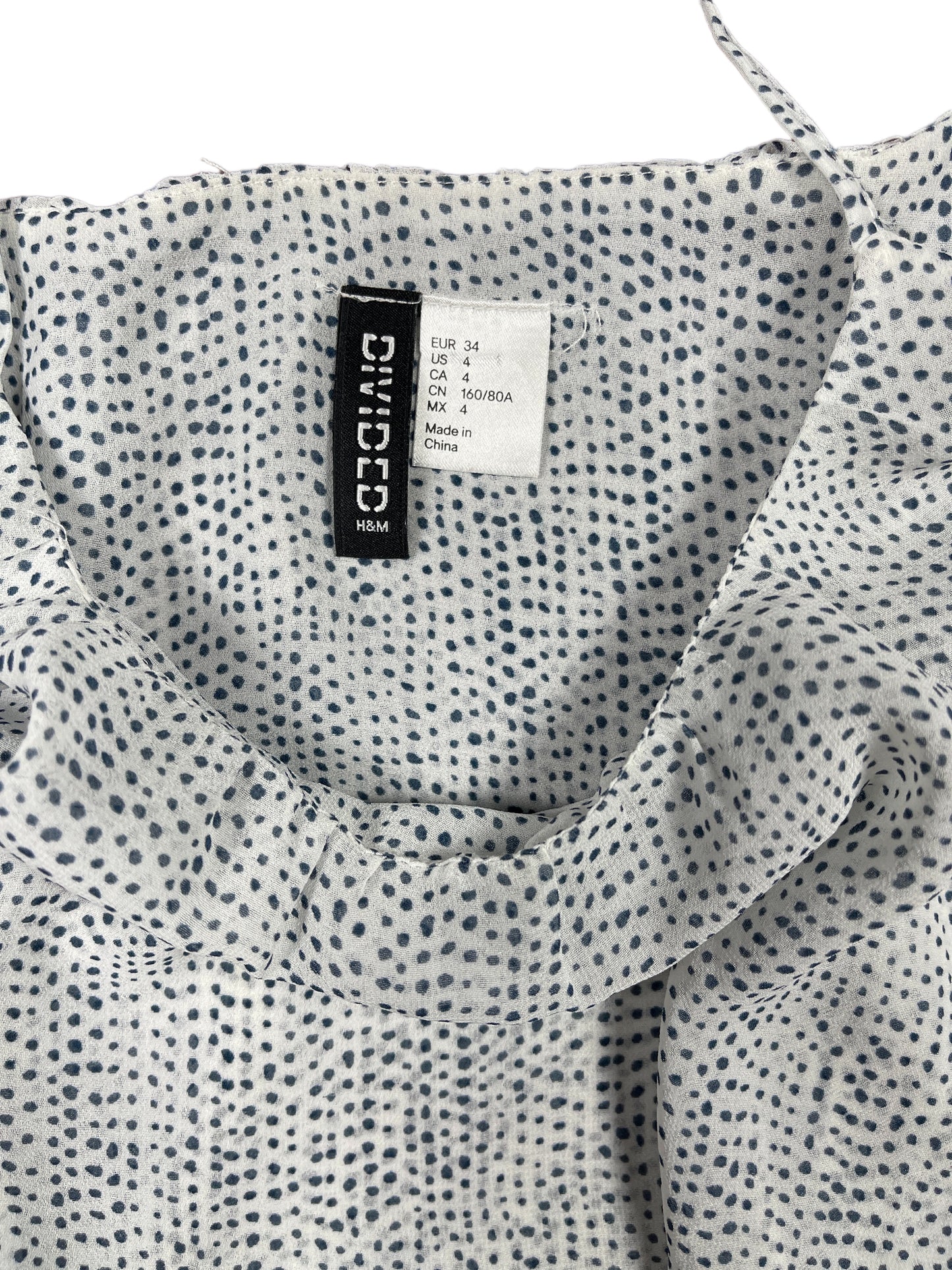 H&M Sleeveless Top White - XS