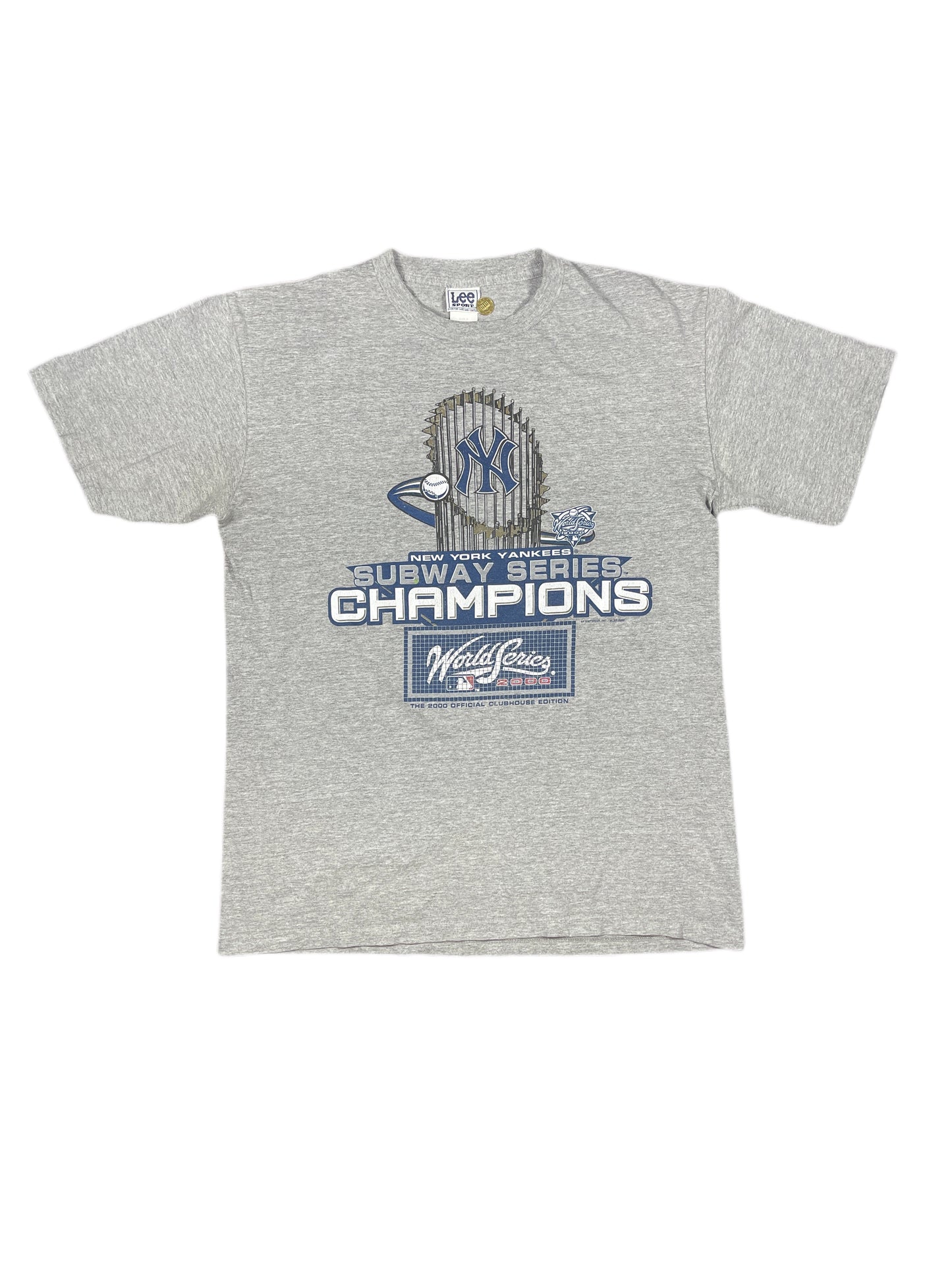 Vintage New York Yankees Subway Series Champions 2000 Gray - L